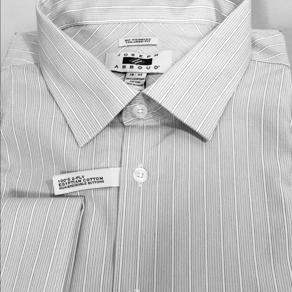 Joseph Abboud 18-34 Mens Dress Shirt NWT
